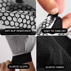 Fingerless Gym <b>Gloves</b> for Men & Women Breathable <b>Weight</b> Lifting <b>Gloves</b>, Anti-Slip Grip for Fitness & Workout Training - Product Image 5