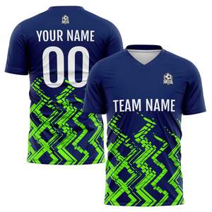 Achetez des maillots de football de haute qualité pour équipes, sublimation, respirants, légers, 100% polyester. - Product Image 2