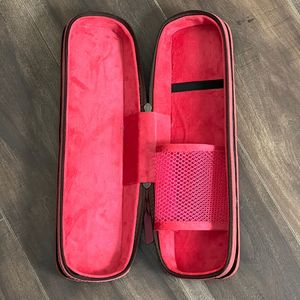 Trousse de Voyage Tendance en Cuir de Vachette Rose Gravé pour Coiffure et Cosmétiques – Étui de Protection pour Bigoudis – Vente Flash - Product Image 6