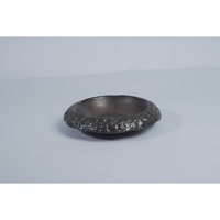 Assiettes empilables en grès irrégulier en forme de feuille, peintes à la main, style Japandi, 8 pouces, Indonésie