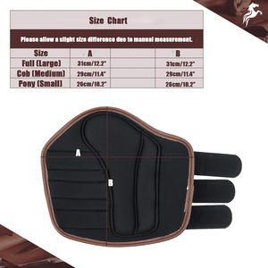 Protectores de Patas para Caballos, Contra Moscas, con Cierre de Velcro, de Cuero PU, para Deportes Ecuestres - Product Image 4