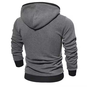Nuevas sudaderas con capucha de la mejor moda masculina, con logotipo personalizado de marca, sudadera informal para hombre, logotipo personalizado, sudadera básica para hombre, mezcla de algodón. - Product Image 2