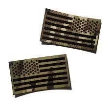 Parche Rectangular de la Bandera Americana, Tejido Bordado, Estilo Termoadhesivo - Product Image 5