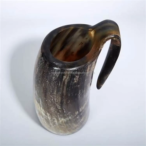 แก้วมักลายควายธรรมชาติทำด้วยมือแก้วดื่มเบียร์กาแฟสไตล์อเมริกันเป็นมิตรต่อสิ่งแวดล้อมภาชนะใส่เครื่องดื่มกันรั่วแบบชนบท - Product Image 2