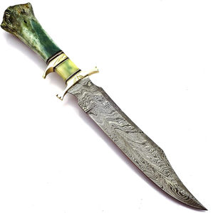 Couteaux Bowie faits main sur mesure, lame fixe, couteau de survie pour le camping, couteaux Bowie en acier inoxydable, couteau de chasse à lame fixe pour l'extérieur - Product Image 3