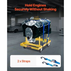 750 LBS Load Capacity <b>Engine</b> <b>Stand</b> Heavy-Duty Steel Motor Holder with Adjustable Width & Length 4 S Motor Mounts - Product Image 2