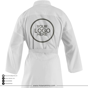 ชุดคาราเต้ Mawra แบบสั่งทำขายส่ง พรีเมียม ผ้าฝ้าย 100% ทนทาน ชุดยูนิฟอร์มศิลปะการต่อสู้สำหรับฝึกซ้อมระดับมืออาชีพ สำหรับทุกเพศ - Product Image 5