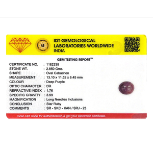 Natural Red Garnet Loose Gemstone-14.25 Carat Rough Smooth Cut-20mm Certified Wholesale - Product Image 4