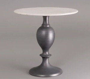 Table d'appoint contemporaine et abordable pour salon, table basse ronde en métal faite à la main, mobilier de salon classique - Product Image 3