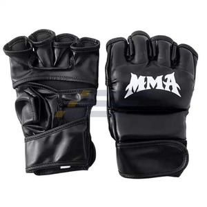 Guantes de MMA para adultos, de cuero, para entrenamiento, de alta calidad, con logo personalizado, material suave, guantes profesionales de MMA para hombre - Product Image 1