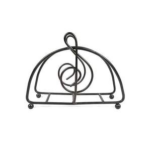 Creative 2 Slot Iron Napkin <b>Holder</b> with Round Base Rose Gold Copper Paper Dispenser Stand for <b>Kitchen</b> Countertop Napkin <b>Holder</b> - Product Image 1