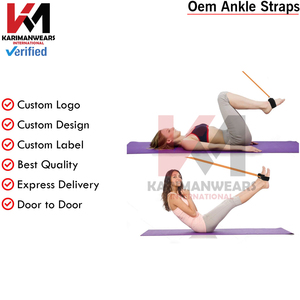 Heavy Duty Ankle Strap Gym Cable Attachment Leg Workout Kickback Strap OEM Supplier - Product Image 5
