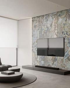 Fabricación de revestimientos de piedra de lujo en India, acabado decorativo en pizarra, certificado CE, 122x305cm, longitud máxima, más de 5 años de duración - Product Image 2