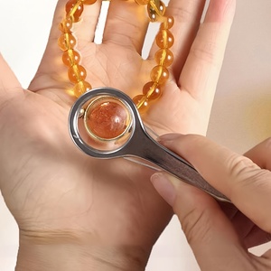 Professional Tweezers With Magnifying Mirror Stainless Steel Eyebrow Hair Remover Magnifying Glass <b>Precision</b> Beauty <b>Tool</b> Mirror - Product Image 4