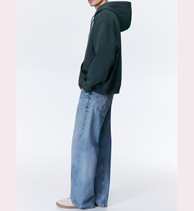 Sweat à capuche unisexe en molleton 100 % coton de qualité supérieure, coupe décontractée, style streetwear, avec options de logo personnalisé et broderie 2026 - Product Image 3