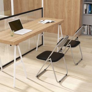 Set di Sedie Pieghevoli Portatili da Pranzo 2/4/6 Pezzi con Maniglie per il Trasporto - Product Image 3