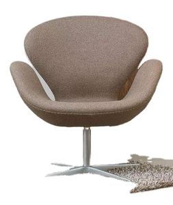 Ensemble de chaises en métal et cuir au Design Unique et tendance, couleurs marron, moderne, pour la décoration de la maison et l'extérieur - Product Image 1