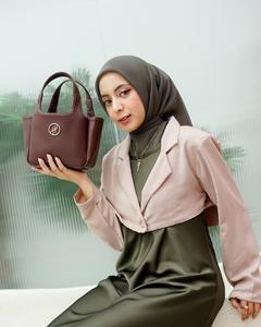 Sacs à main et portefeuilles de luxe pour femmes, personnalisés en usine OEM, de haute qualité, simples, véganes, décontractés, avec fermeture éclair, grande capacité - Product Image 6