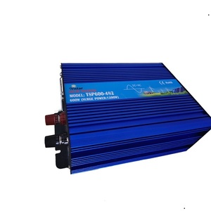 Inversor de Onda Sinusoidal Pura 600W 1200W con Pico de Potencia, Convertidor de CC a CA Monofásico de Doble Salida 10A/3A 50/60 Hz para Sistema de Energía Solar - Product Image 2