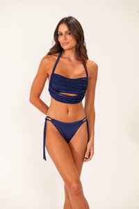 Olive Macrame Rope Halter <b>Bikini</b> <b>Set</b> Sage Textured Corded Wrap Two Piece Sedona Hand Braided Halter & Cheeky Tie Side <b>Set</b> - Product Image 4
