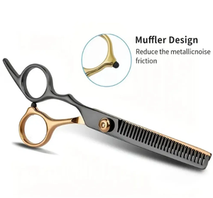 กรรไกรตัดผมมืออาชีพ สแตนเลส ขนาด 6.0 นิ้ว กรรไกรทำผม เครื่องมือจัดแต่งทรงผม ชุดกรรไกรตัดผมคุณภาพสูง - Product Image 3