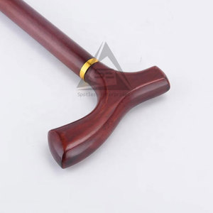 Bâtons de marche en bois modernes, légers et durables, avec poignée antidérapante, vente en gros, pour le camping - Modèle 2026 du meilleur fabricant - Product Image 4