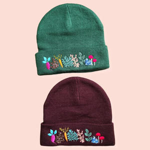 Gorros de Invierno para Mujer y Hombre, Unisex, Tejidos, Gorro Casual de Invierno, Estilo Hip-Hop, con Cierre a Presión, Nuevo Diseño Jacquard - Product Image 2