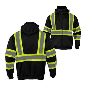 Combinaisons de travail fluorescentes haute visibilité, vêtements de travail d'hiver pour la sécurité routière, vestes et pantalons, vêtements de travail imperméables personnalisés haute visibilité - Product Image 6