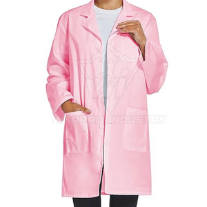 Safety Medical Lab Coat White Long Sleeve Breathable Durable Hospital Clinic Laboratory Workwear Daily Use - Product Image 4