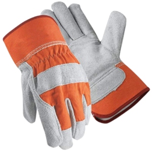 Guantes de Trabajo de Alto Rendimiento Canadienses, Resistentes, de Piel de Vacuno, Forro de Algodón, Protección para Manos en Trabajos de Limpieza - Product Image 1