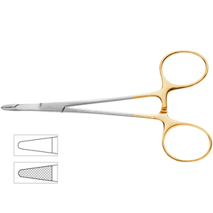 Olsen Webster Onyx – Ensemble de ciseaux et porte-aiguilles en carbure de tungstène de 4-1/2″ (11,5 cm) – Instrument microchirurgical délicat par Vaslcare - Product Image 1