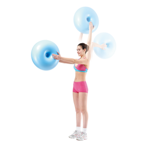 Ballon d'exercice ALLWINWIN EXB18 - Pompe à pied pour gonflage abdominal - Product Image 4