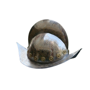 Casco Templario Medieval de Caballero Cruzado, Casco de Armadura Templaria, Decoración Antigua de Metal y Acero para el Hogar y la Oficina - Product Image 1