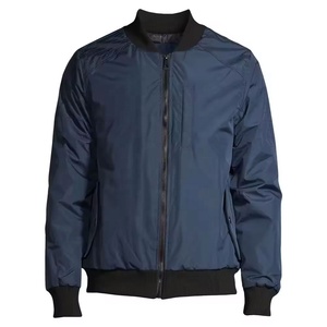 Premium Quality <b>Light</b> Weight <b>Men</b> Bomber <b>Jacket</b> Professional Made Solid Color Full Zipper Bomber <b>Jacket</b> For <b>Men's</b> - Product Image 6