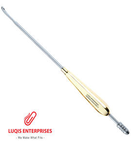 เครื่องมือผ่าตัดดูดหน้าผากแบบโค้ง 23.5 ซม. ยี่ห้อ Daniel ทำจากสแตนเลสสตีล สำหรับการผ่าตัดผ่านกล้อง - Product Image 4