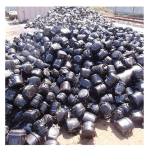 Chatarra de Compresores de Aire Acondicionado Usados para Recuperación de Cobre, Aluminio y Acero en Instalaciones de Reciclaje Industrial - Product Image 1