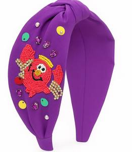 Hot Selling Handmade Embroidery Glass Beaded <b>Sequins</b> Unisex Hair Band Custom Parties Festive Wedding Gifting Modern Trendy - Product Image 1