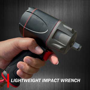 10000 Rpm Heavy Duty 1/2" Twin Hammer Pistol Air Impact Wrench 1350N.M Auto Repair Tools Taiwan Made - Product Image 2