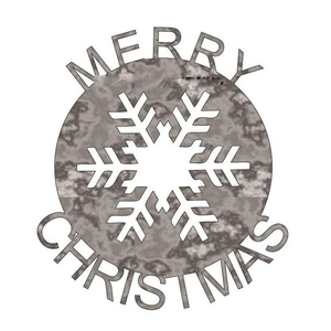 Décoration Murale de Noël de Style Luxe, Longue Durée, Design Flocon de Neige Finition Argentée, Sublimation Blanche à Prix Compétitif - Product Image 1