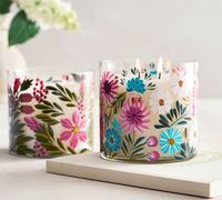 Pot à bougie en verre côtelé vert avec couvercle, forme cylindrique, résistant à la chaleur, décoration d'intérieur, porte-bougie votif