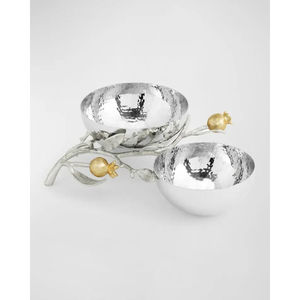 Tazón Redondo de Metal de Calidad Superior con Recubrimiento en Polvo de Color Negro y Diseño de Caracoles Dorados, Tazones en Oferta al Precio Más Bajo - Product Image 4