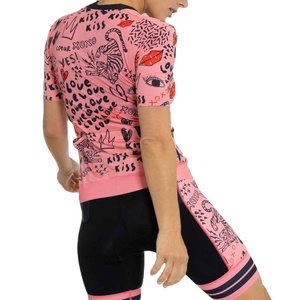 Conjuntos de Uniformes de Ciclismo Personalizados de Solid Traders, Transpirables, Resistentes al Viento, Reversibles, Antibacterianos, con Pantalones Cortos Acolchados y Jersey de Manga Corta con Logotipo - Product Image 6