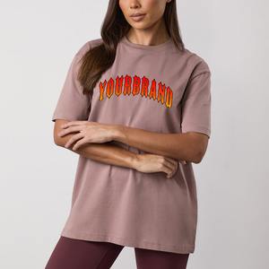 2026 <b>Women</b> Fashion OEM <b>T</b> <b>Shirt</b> Graphic Print Streetwear 230 GSM Casual Wear Lightweight Quick Dry High Quality O Neck Tees - Product Image 4
