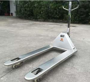 Chariot à palettes manuel en acier inoxydable NIULI, capacité 2-5T, équipement de manutention - Product Image 6