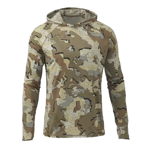 Camiseta de Pesca Personalizada con Protección Solar UPF 50, Manga Larga, Secado Rápido, Transpirable, Material Elástico, Camiseta de Caza con Camuflaje, Manga Corta - Product Image 5