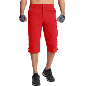 Shorts cargo pour homme, style personnalisé, nouvelle collection, longueur sous le genou, rivets métalliques, boutons, légers, pour la randonnée, la course à pied, les activités de plein air et les voyages - Product Image 1