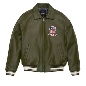 High Quality Best Selling <b>Plus</b> <b>Size</b> Avirex Leather <b>Jackets</b> for Men Customized Colors Front Logo Breathable & <b>Waterproof</b> - Product Image 1