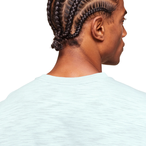 Camiseta Deportiva Extra Grande para Hombre, Transpirable, para Entrenamiento Atlético, Ajuste Holgado, Color Azul Humo - Product Image 5