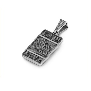 Men's Custom SHRAMAN DIAMOND 925 <b>Silver</b> Fine Jewelry <b>Necklaces</b> Gold Plated Initial Name Letter Brilliant Cut Hip Pendant Charm - Product Image 4