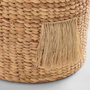 Panier rond en jacinthe d'eau tressé avec une tête de lion, panier de rangement fait main, vente en gros, écologique, fabriqué au Vietnam - Product Image 4